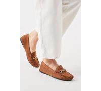 Good For The Sole: Wide Fit Nina Comfort Snaffle Detail Loafers Good For the Sole Tan 7