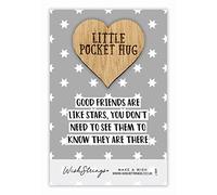 Good Friends are Like Stars Little Pocket Hug Wish Token Keepsake Gift Idea SPH030