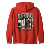 Good Girls Read Bad Books Gothic Fantasy Zip Hoodie