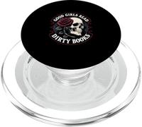 Good Girls Read Dirty Books Smut Reader Dark Romance Skull PopSockets PopGrip for MagSafe