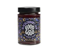 GOOD GOOD Sweet Blackcurrant Jam - Keto Friendly - Low Calorie Without Added Sugars - Vegan - Gluten Free - Preserves