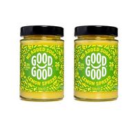 GOOD GOOD Lemon Spread - No Added Sugar - Keto Friendly - Low Carb, Low-Calorie Spread - Vegan - Diabetic Friendly - 330g (Pack of 2)