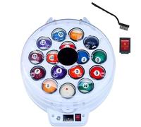 Good Homie Electric Pool Ball Cleaner, American 16-hole ball washing machine, Wool coil pad maintenance polishing cleaning billiard machine, for 16 Billiard