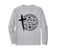 Good is Good Cross Pumpkin Thanksgiving Long Sleeve T-Shirt