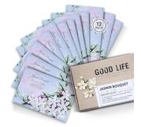 Good Life Wardrobe & Drawer Scented Sachets, Jasmine Bouquet, 12 Pack
