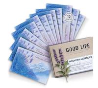 Good Life Wardrobe & Drawer Scented Sachets, Mountain Lavender, 12 Pack