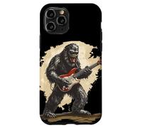 Good looking Bigfoot with Electric Guitar Costume Case for iPhone 11 Pro