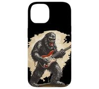 Good looking Bigfoot with Electric Guitar Costume Case for iPhone 14