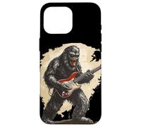 Good looking Bigfoot with Electric Guitar Costume Case for iPhone 16 Pro Max
