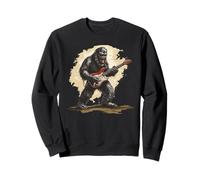 Good looking Bigfoot with Electric Guitar Costume Sweatshirt