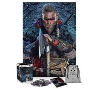 Good Loot Assassin's Creed Valhalla Eivor - 1000 Pieces Jigsaw Puzzles for Adults and Kids Age 14 Up - 68x48cm Gaming Puzzle with Poster and Carry Bag - Assassin's Creed Merchandise