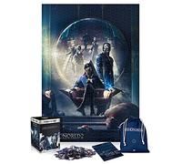 Good Loot Dishonored 2 Throne - 1000 Pieces Jigsaw Puzzles for Adults and Kids Age 14 Up - 68x48cm Gaming Puzzle with Poster and Carry Bag - Dishonored Merchandise
