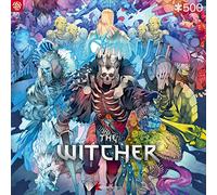 Good Loot Gaming Puzzle The Witcher Monster Faction 500 Piece Puzzle Game Artwork for Adults 34x48cm
