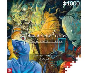 Good Loot Jigsaw Puzzle Imagination Jacek Szleszyński The Gift 1000 Piece Jigsaw Puzzle Artwork for Adults and Teenagers 1000 Piece Jigsaw Puzzle - Artist Created Jigsaw Puzzle 68,3x48cm