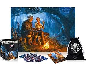 Good Loot The Witcher: Journey of Ciri, 1000 Piece Jigsaw, includes Poster and Bag, 68 x 48, for Adults & Kids Age 14 Years And Up, perfect for Christmas and Birthday Present, Game-Artwork (1101074)