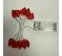 Good Love Heart Lights 10 LED Red Heart Shaped Lights Gift Decoration