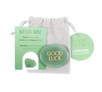 Good Luck Aventurine Crystal Palm Stone - Spiritual Gift for Positive Energy, Luck Charm, and Healing Crystal - Handcrafted Crystal Palmstone for Good Vibes"