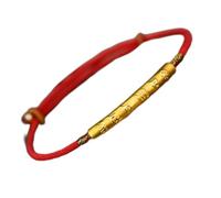 Good luck bracelet, Feng Shui Wealth Bracelet, Silver, Gold, Braided Chain, Unisex Adult, Heart Shape, 925, 1 Count