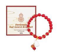 Good Luck Bracelets for Women, Chinese Bracelets for Women - Red Charm Bracelet,Chinese Bead Bracelets,Light Lucky Bracelet for Mother,Wife