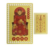 Good Luck Card General Men Ancient Script Design Souvenir