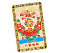 Good Luck Card "God of Wealth", Chinese Card "God of Wealth" - Wealth God Card Chinese Feng Shui, The Wallet Decoration Card Symbolizes Wealth and Happiness for Friends and Friends