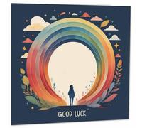 Good Luck Card - New Adventure - New Job Home Colleague Co Worker Leaving Card