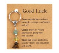 Good Luck Charm Crystal Keyring for Women Leaving Gifts for Colleagues Women New Job Retirement Farewell Leaving Goodbye Moving Going Away Christmas Best Friend Birthday Good Luck Gift Breakup Divorce