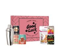 Good Luck Cocktail Gift Set with Whitebox Ready to Drink Cans 5 x 10cl - Negroni Margarita Espresso Martini Daiquiri Cosmopolitan Gift Box UK