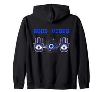 Good Luck Eye, Karma & Good Fortune Gift ideas Zip Hoodie