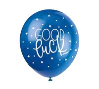 Good Luck Multicolor Latex Balloons (30cm) Pack of 5 - Party Balloons for Celebrations & Decorations