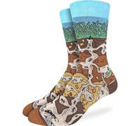 Good Luck Sock Men's American Flag & Presidents Socks, Adult, Ant Colony, Large