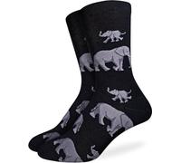 Good Luck Sock Men's American Flag & Presidents Socks, Adult, Elephant Family, One Size