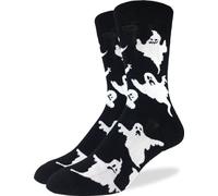 Good Luck Sock Men's American Flag & Presidents Socks, Adult, Ghosts, Large