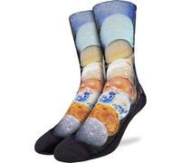 Good Luck Sock Men's American Flag & Presidents Socks, Adult, Planets of the Solar System, Large