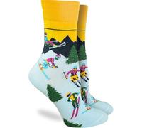 Good Luck Sock Men's American Flag & Presidents Socks, Adult, Skiing, Large