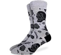Good Luck Sock Men's Animals Socks, Halloween - Skulls, One size