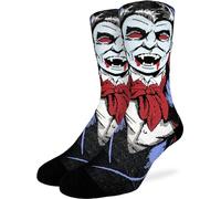 Good Luck Sock Men's Bigfoot, Sasquatch, Abominable Snowman & Yeti Socks, Adult, Evil Dracula, Mens, Large