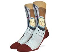 Good Luck Sock Men's Elon Musk Socks, Adult, Elon Musk, Mars, Large