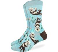 Good Luck Sock Men's Fish and Ocean Animal Socks, Adult, Sea Otter, One Size