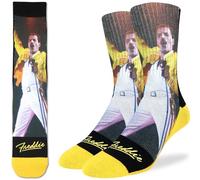 Good Luck Sock Men's Freddie Mercury Socks, Adult, Freddie Mercury - Wembley, One size