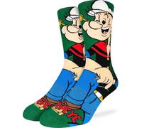 Good Luck Sock Men's Marijuana Socks, Adult, Popeye, Kneeling, Mens, Large