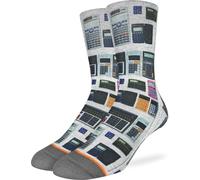 Good Luck Sock Men's Math & Science Socks, Adult, Calculators, Mens, Large