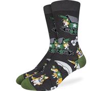 Good Luck Sock Men's Military Socks, Adult, Corgi Soldiers, Large