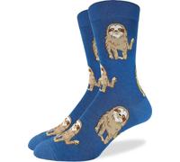 Good Luck Sock Men's Sloth Socks, Adult, Hello Sloth, Mens, Large
