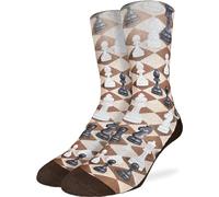 Good Luck Sock Men's Video Games, Board Games and Toys Socks, Adult, Chess Board, One Size