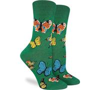 Good Luck Sock Women's Insect Socks, Adult, Butterflies, Womens, Small