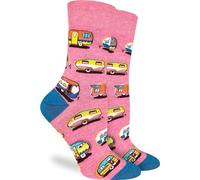 Good Luck Sock Women's Nature & Outdoor Hobbies Socks, Adult, Happy Camper, One size