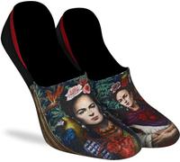 Good Luck Sock Women's No-Show Invisible Socks, Adult, No-show - Ode to Frida Kahlo, One Size