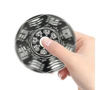 Good Luck Spinner Toy - Fingertip Rotating Compass Gyroscope, Sensory Stress Relief Focus Device for Calm Hands On Use, Traditional Chinese Style Fidget Toy for Adults Kids Teens Desk Travel