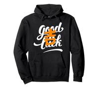 Good Luck Symbol 吉 Fortune Blessing Chinese Calligraphy Pullover Hoodie